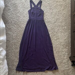 Lulus Purple Chiffon Maxi dress
